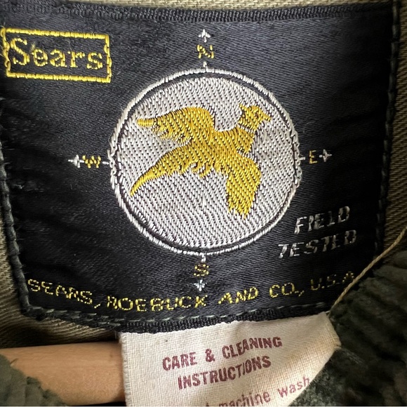 Vintage Sears Roebuck Hunting Camo Jacket Large - Picture 5 of 11